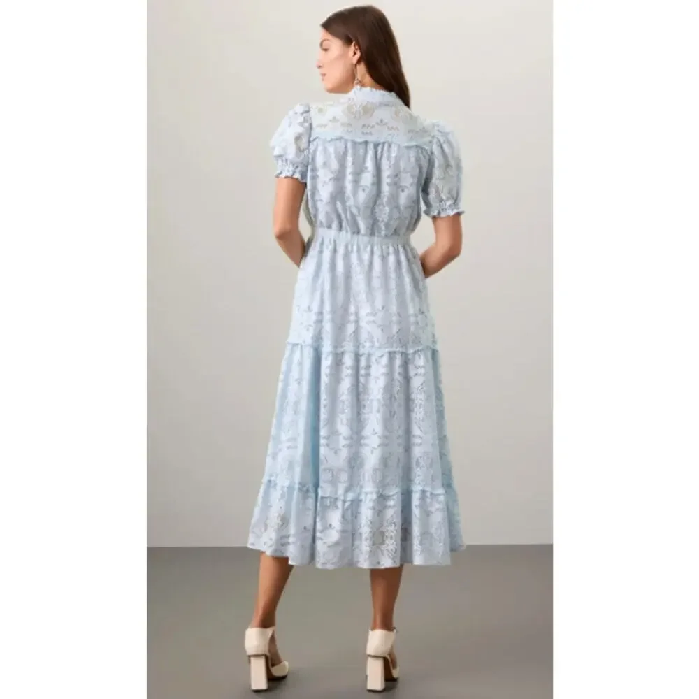 Pamela Love x RTR Blue Lace Victorian Dress Size XL - Picture 3 of 8